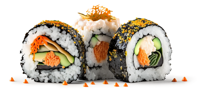 Golden Salmon Maki Roll
